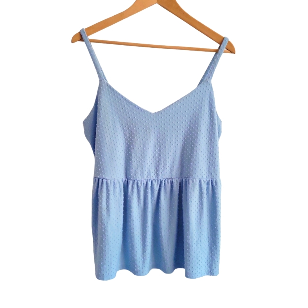 Light Blue Sleeveless Top